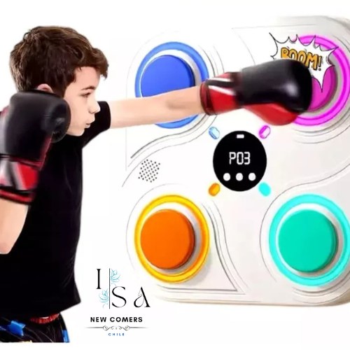 🥊 Máquina de Boxeo Inteligente Musical Bluetooth para Niños 🎶