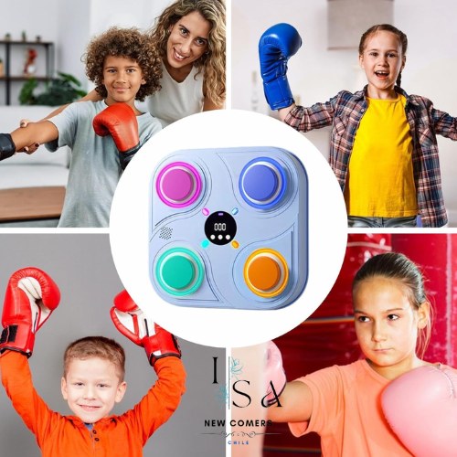 🥊 Máquina de Boxeo Inteligente Musical Bluetooth para Niños 🎶