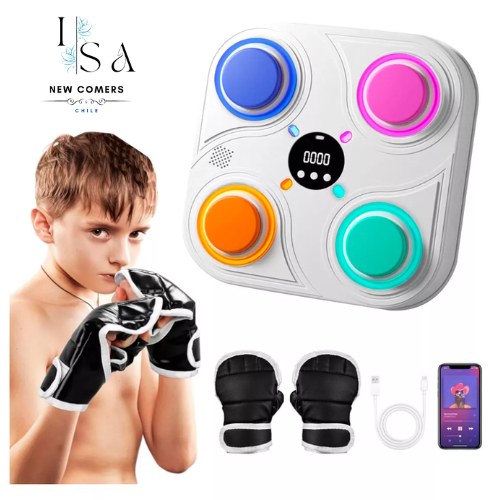 🥊 Máquina de Boxeo Inteligente Musical Bluetooth para Niños 🎶